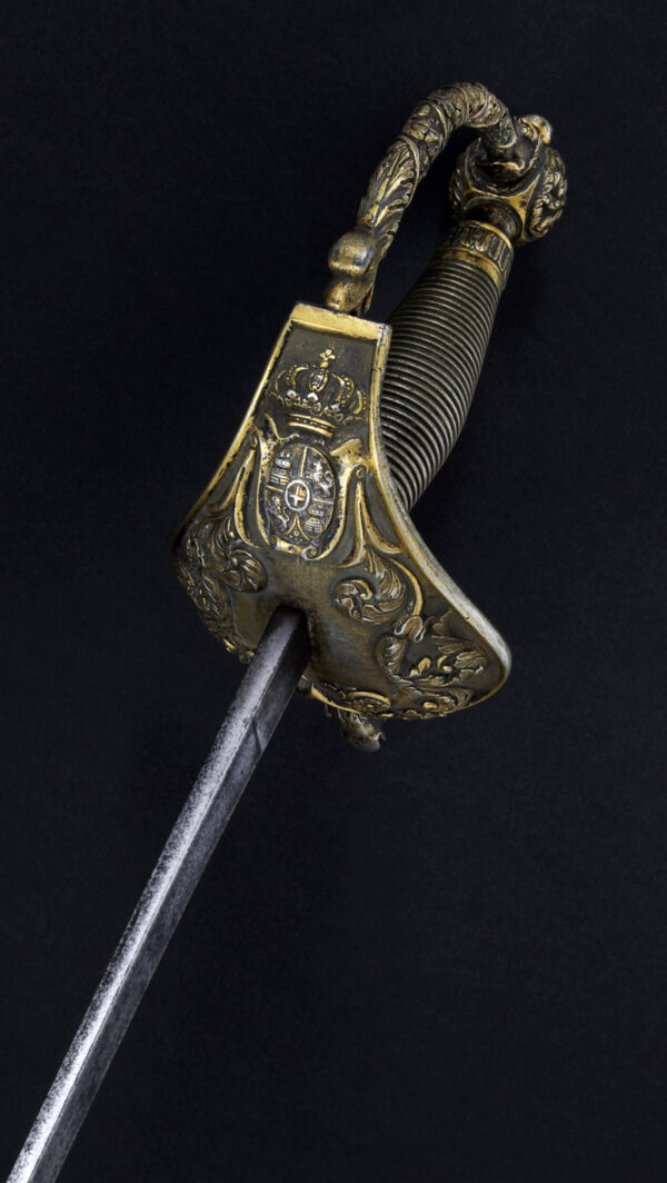 Espada de Oficial General modelo 1870, en plata sobredorada. España 1871-1873 (Reinado Amadeo de Saboya) - Imagen 2