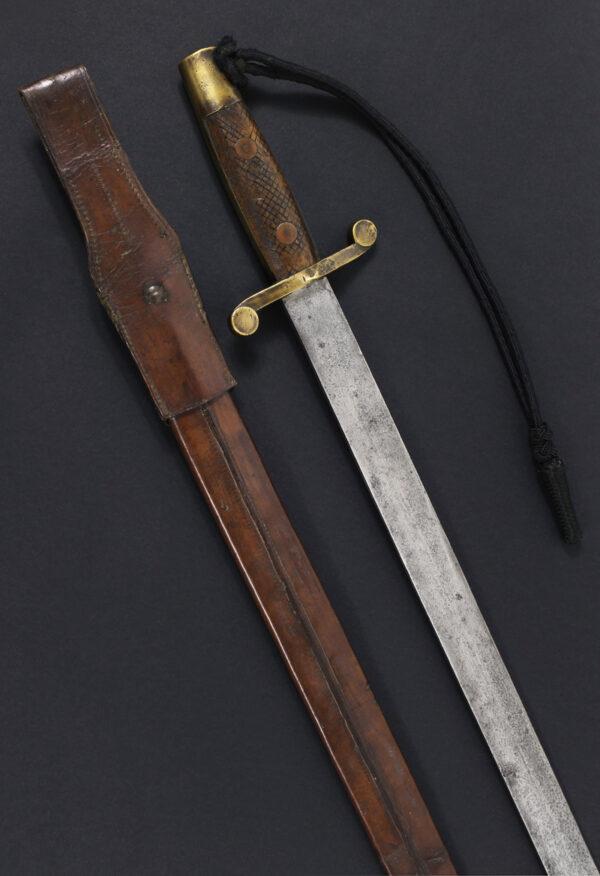 Machete reglamentario modelo 1891, para tropa de Infantería del Ejército en Cuba. Toledo 1896. - Imagen 5