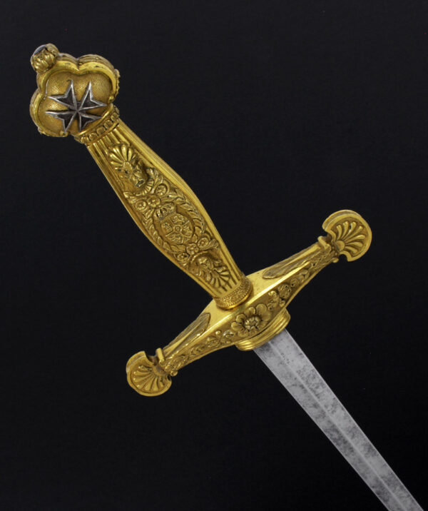 Espada de Caballero de la Orden de San Juan de Jerusalén. España, mediados siglo XIX. - Imagen 2