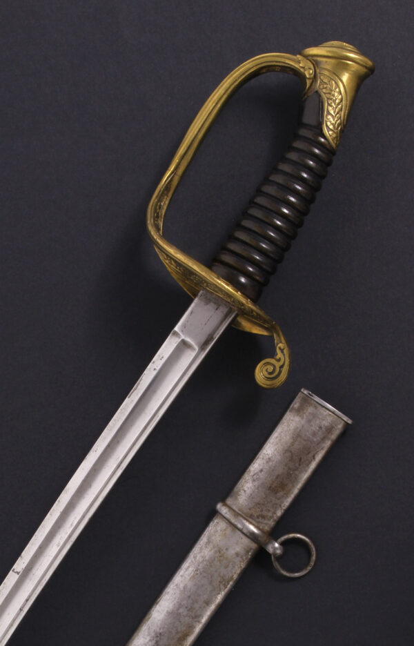 Sable de Oficial de Infantería, modelo 1855. Francia, 2ª mitad siglo XIX. - Imagen 2