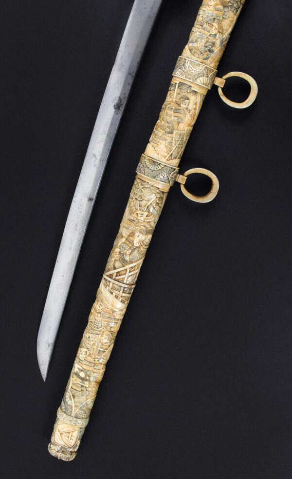 Notable Wakizashi japonés, siglo XIX. - Imagen 9