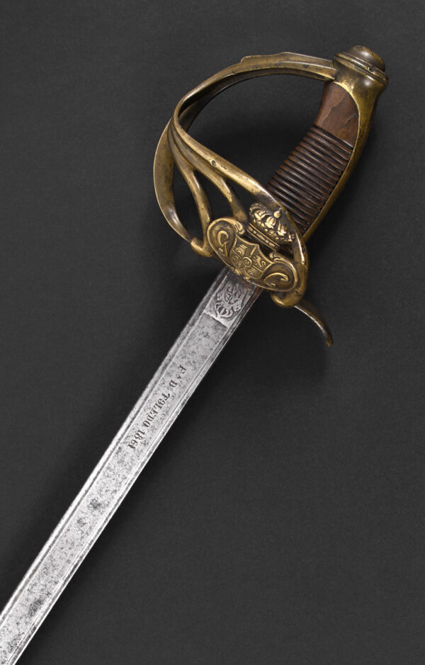 Espada de montar para oficial de la Guardia Civil, modelo 1844. España, "1861". - Imagen 2