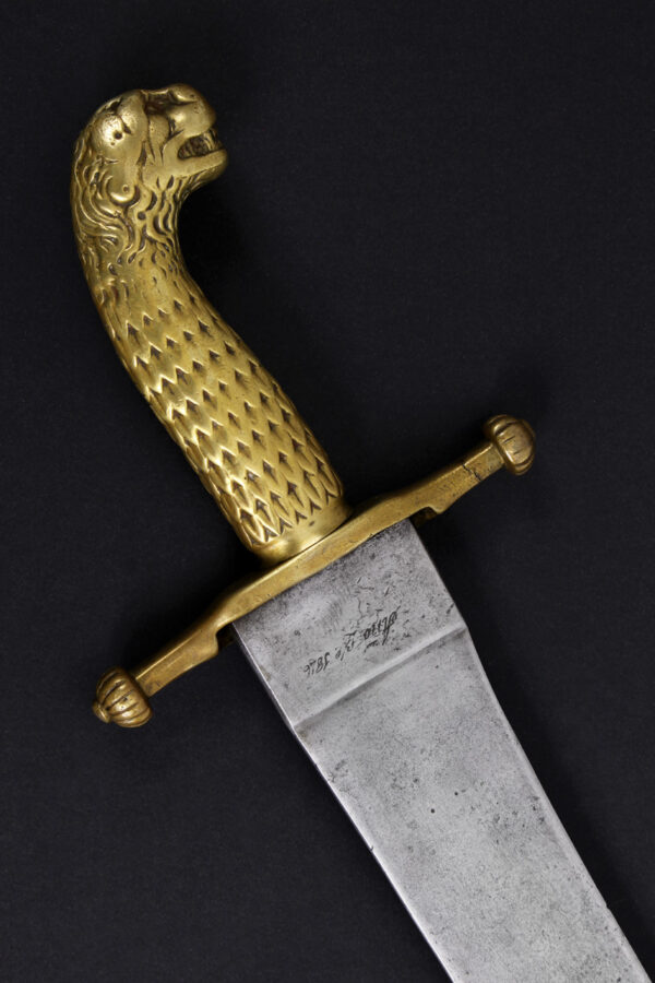 Machete de Gastador de Infantería, modelo 1843, regimiento 11. Toledo, año de fabricación 1846. - Imagen 5