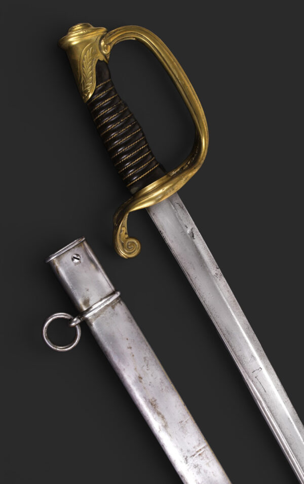 Sable de Oficial de Infantería, modelo 1845. Francia, 2a mitad s.XIX. - Imagen 6