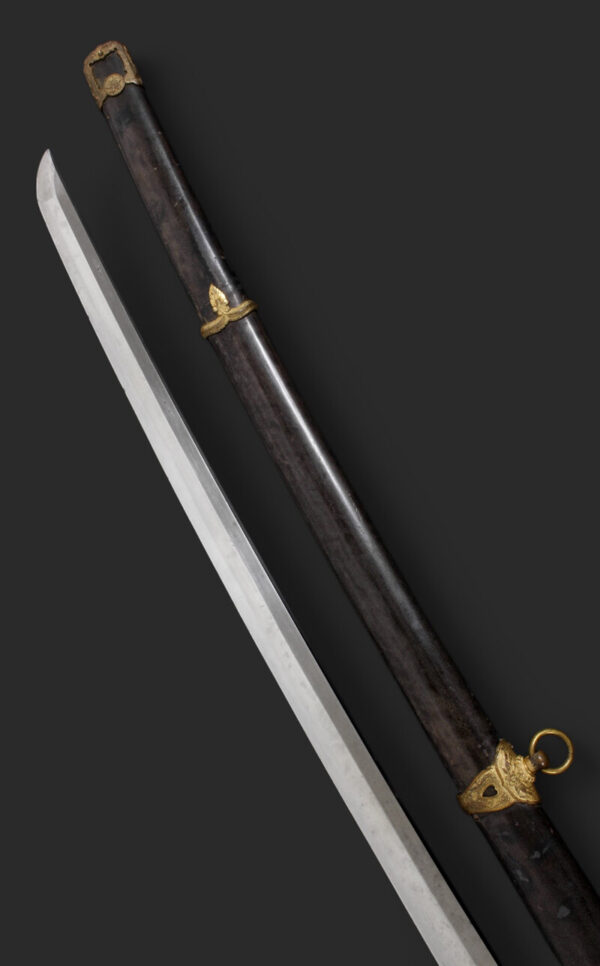 Katana japonesa “Kai Gunto” de Oficial de Marina, modelo 1937, con hoja tradicional siglo XVIII. - Imagen 3