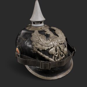 Casco alemán Pickelhaube de Infantería, modelo 1915. 1era GM.