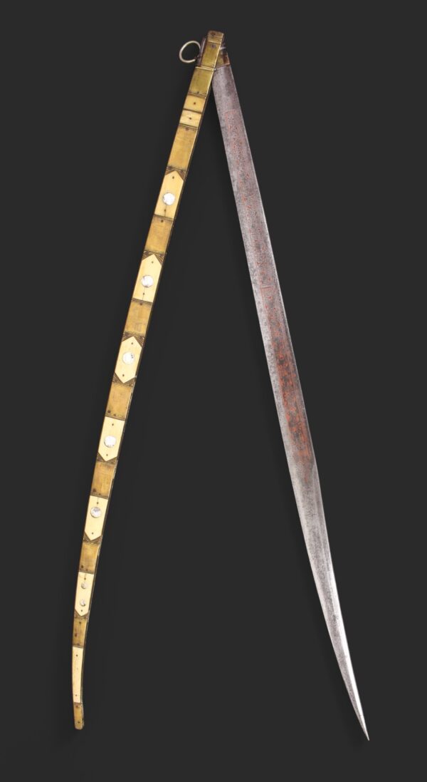 Gran navaja de "Espejillos", abierta 170 cm. Leyendas varias. Firmada José Portero, Albacete año 1878 - Imagen 6