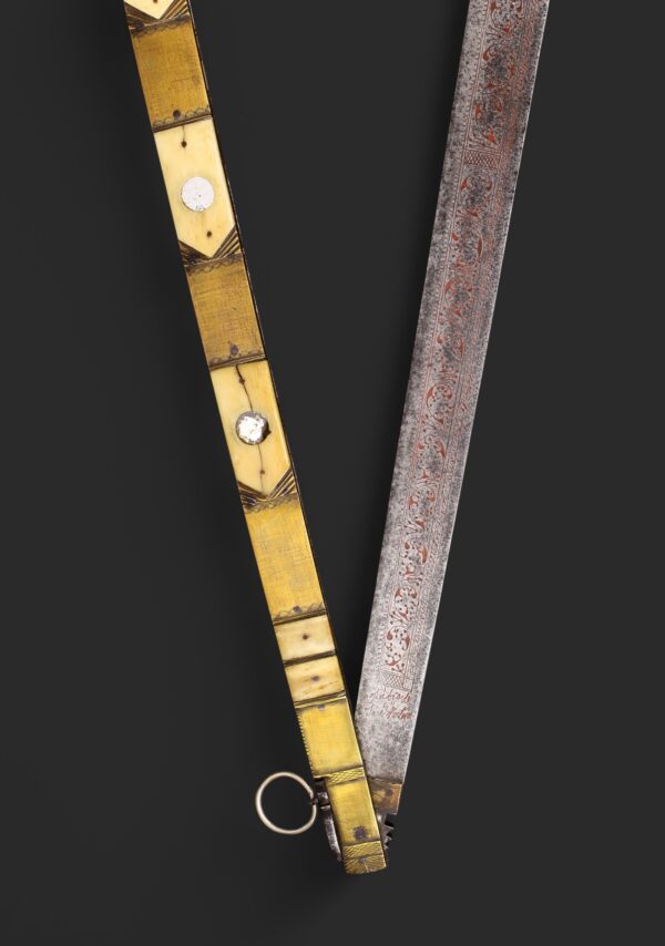 Gran navaja de "Espejillos", abierta 170 cm. Leyendas varias. Firmada José Portero, Albacete año 1878 - Imagen 3