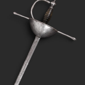 Espada de taza peninsular, hacia 1700.