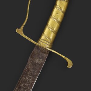 Machete español Mod. 1802 para artilleros, manufactura de guerra (1808-14).