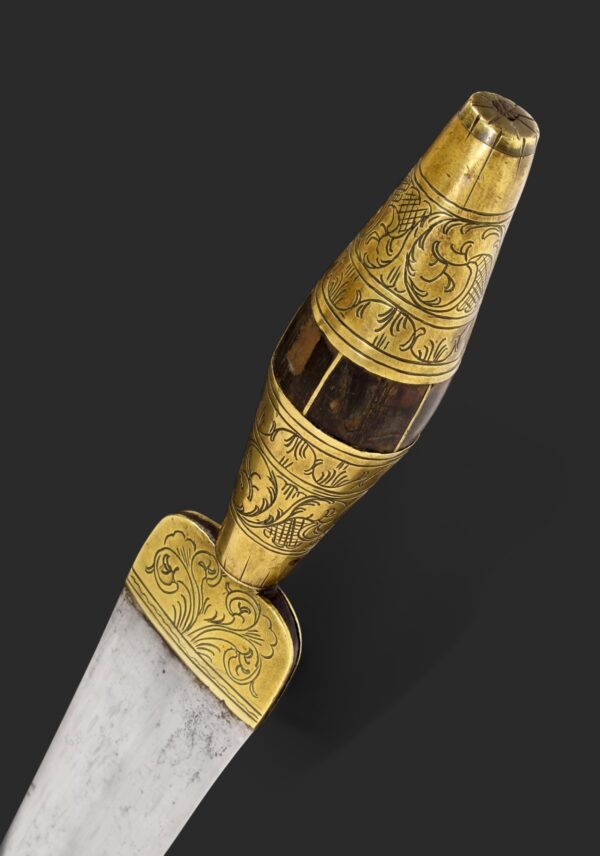 Puñal de Málaga, siglo XIX. Longitud 39,5 cm. - Imagen 4