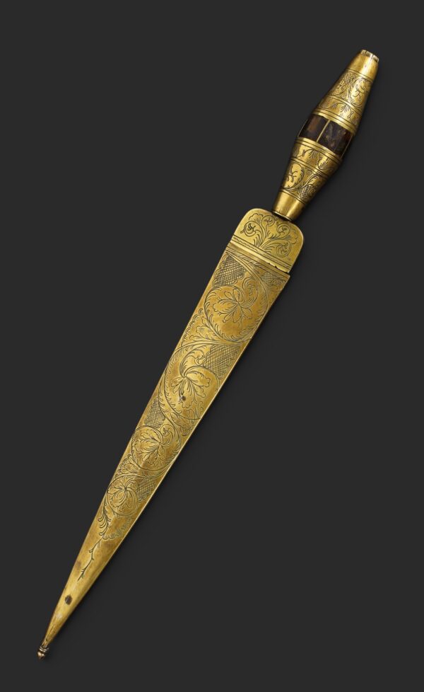 Puñal de Málaga, siglo XIX. Longitud 39,5 cm. - Imagen 7