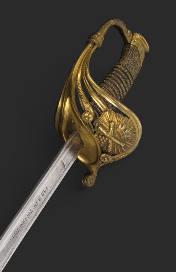 Sable modelo 1862 para Oficial de Artillería. España, 1906. - Imagen 2