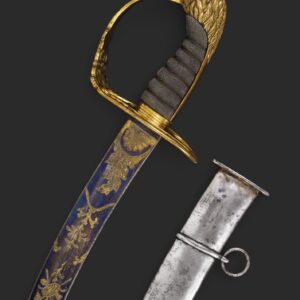 Sable inglés modelo 1803 para Oficial de Infantería. Época Jorge III, 1801-1820.