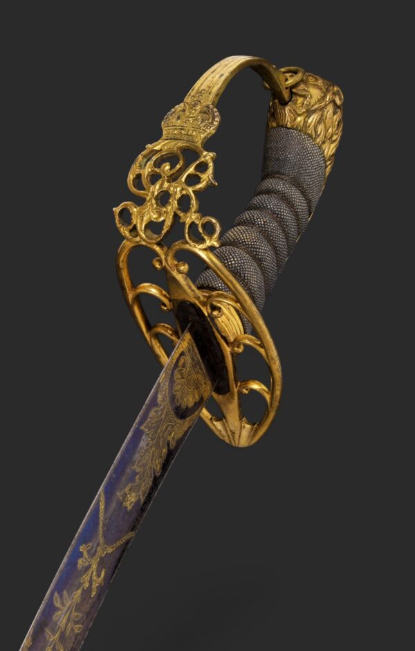 Sable inglés modelo 1803 para Oficial de Infantería. Época Jorge III, 1801-1820. - Imagen 2