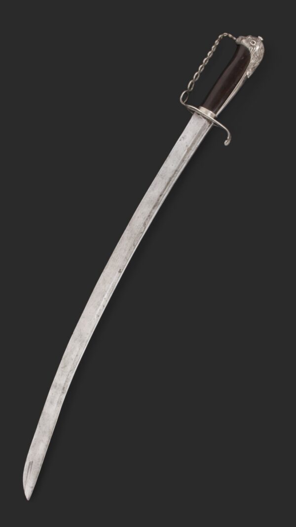 Sable de montería, en plata. España, siglo XVIII. - Imagen 7