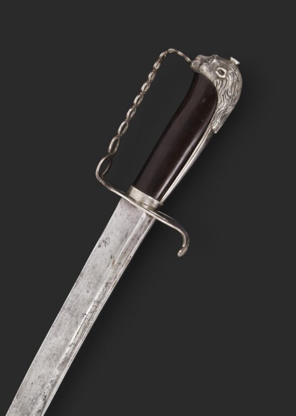 Sable de montería, en plata. España, siglo XVIII. - Imagen 3