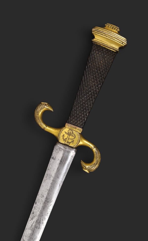 Cutó francés de Marina, hacia 1820.