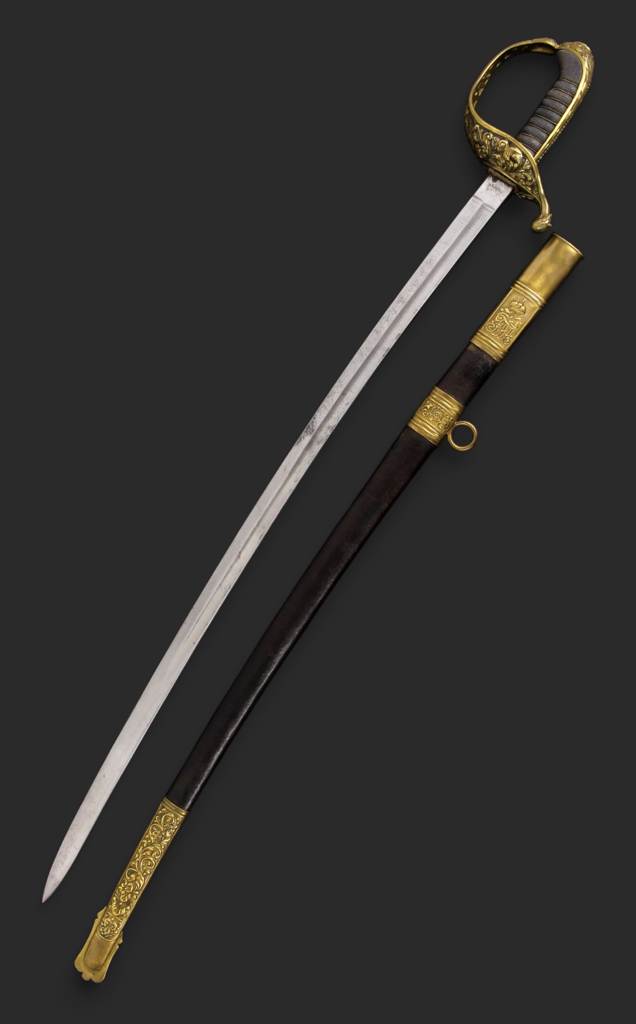 Sable para Oficial modelo 1889. Imperio Austrohúngaro, finales s.XIX. - Imagen 7