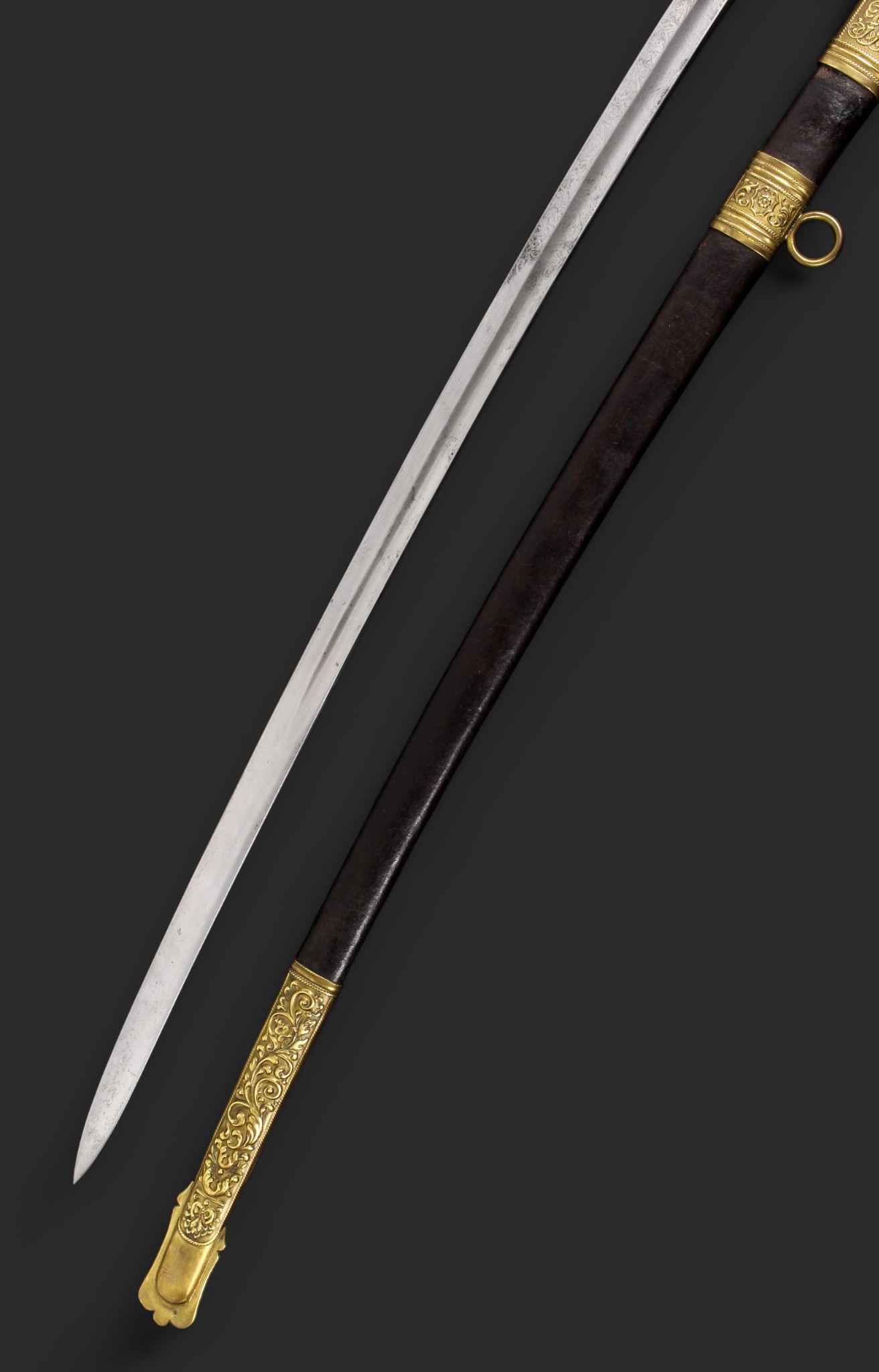 Sable para Oficial modelo 1889. Imperio Austrohúngaro, finales s.XIX. - Imagen 4