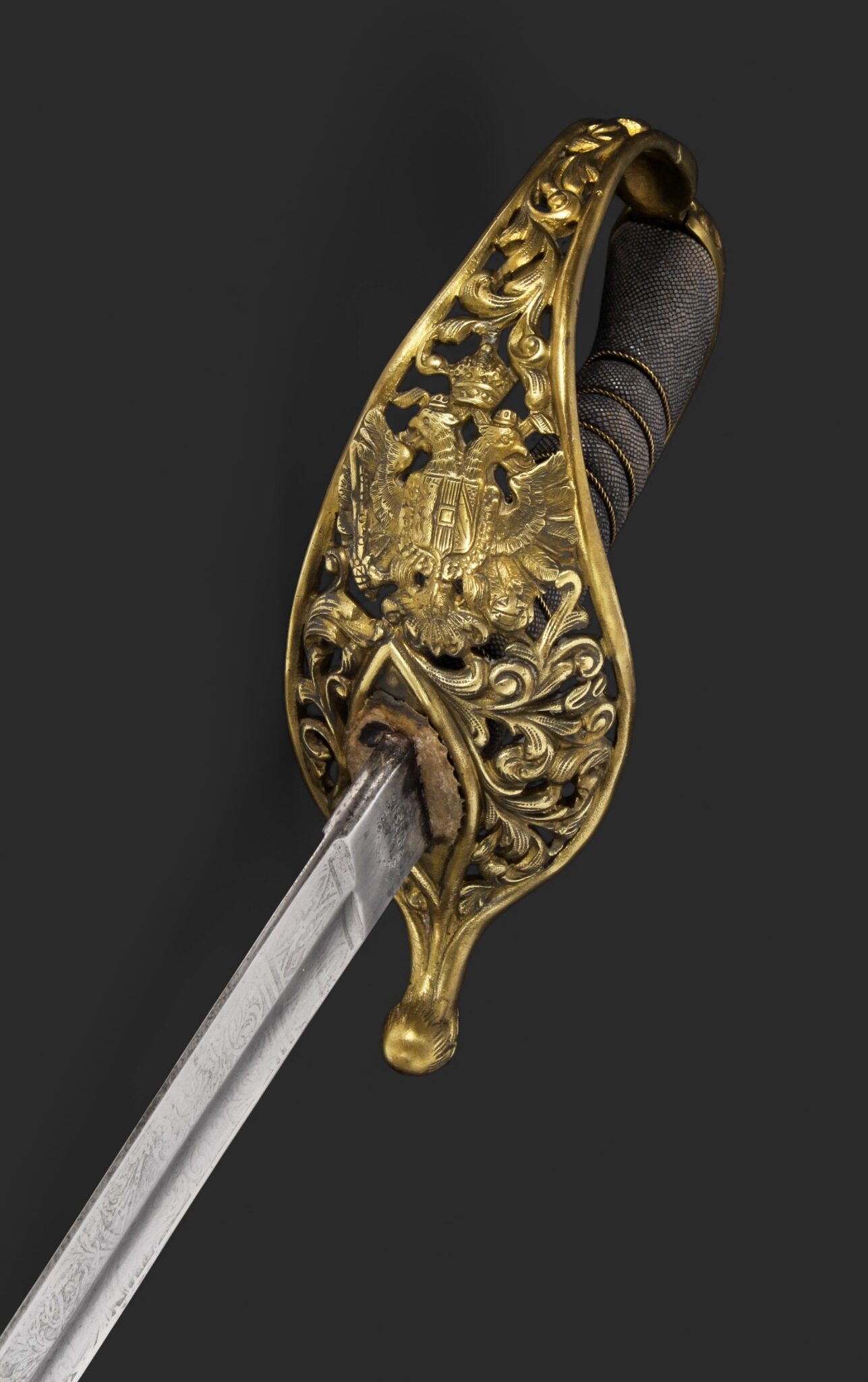 Sable para Oficial modelo 1889. Imperio Austrohúngaro, finales s.XIX. - Imagen 2